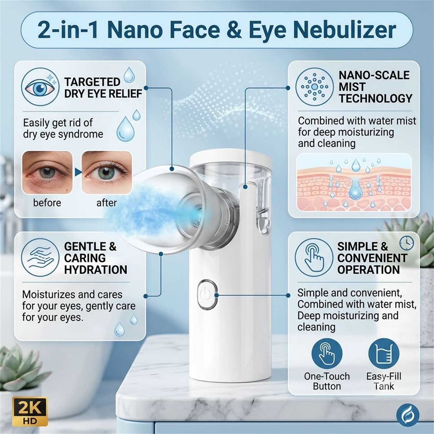 Nano Spruzzatore Elettrico per - Facial Steamer Nano recensione e prezzo