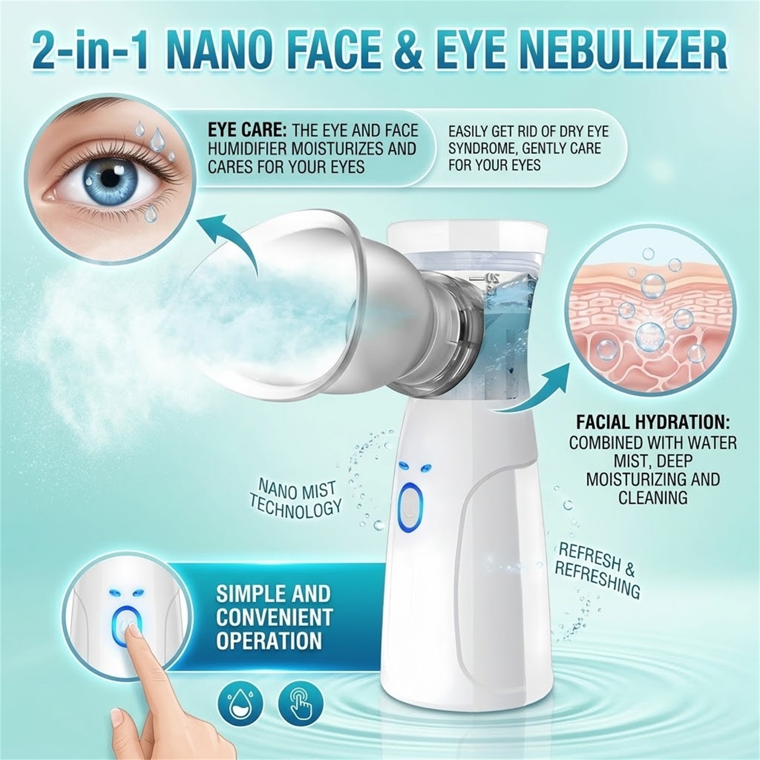 Nano Mister Portatile per il V - Facial Steamer Nano recensione e prezzo